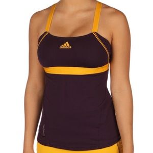 Adidas | Formation Purple+Yellow Tank Top Medium